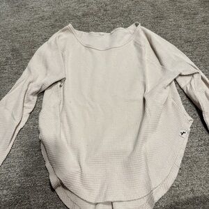 JoyLab Cream Long Sleeve Top
